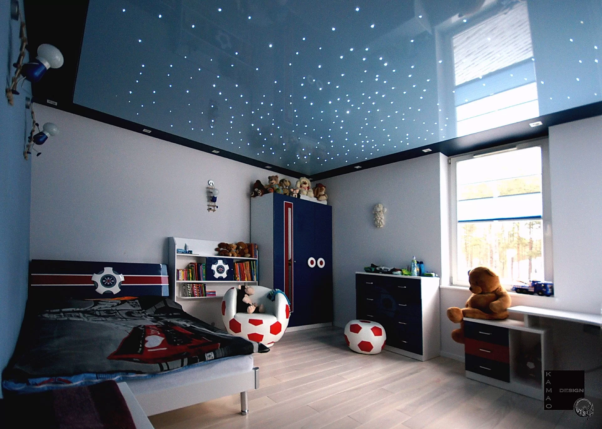 Звездный потолок в  детскую комнату